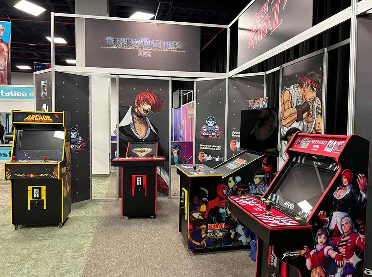 Detalle de máquina arcade Start y Select